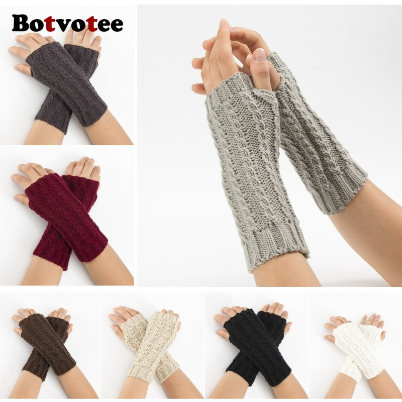 Rękawiczki zimowe Botvotee Y2k – Fingerless Glove Knit recenzja i cena